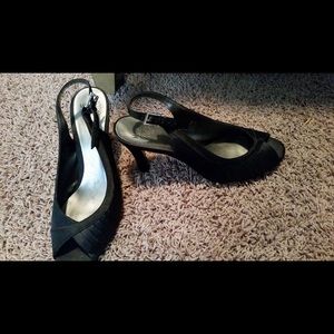 Black with bling heels